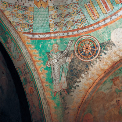 Romanische Fresken in der Stiftskirche, © IMAGNO/Gerhard Trumler