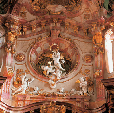 Engelfiguren in der Klosterkirche, © IMAGNO/Gerhard Trumler