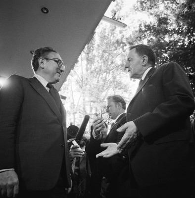 Henry Kissinger und Andrej Gromyko, © IMAGNO/Barbara Pflaum