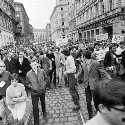 Studentendemonstration, © IMAGNO/Barbara Pflaum