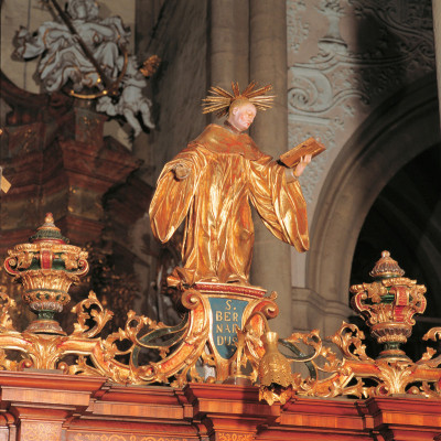 Figur des Heiligen Bernhard, © IMAGNO/Gerhard Trumler