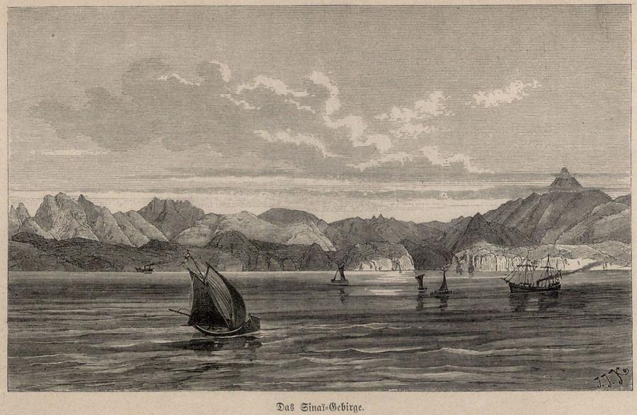 Illustration Das Sinai-Gebirge