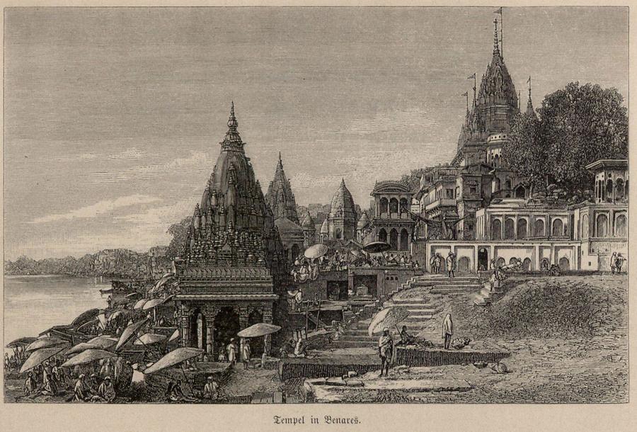 Illustration Tempel in Benares