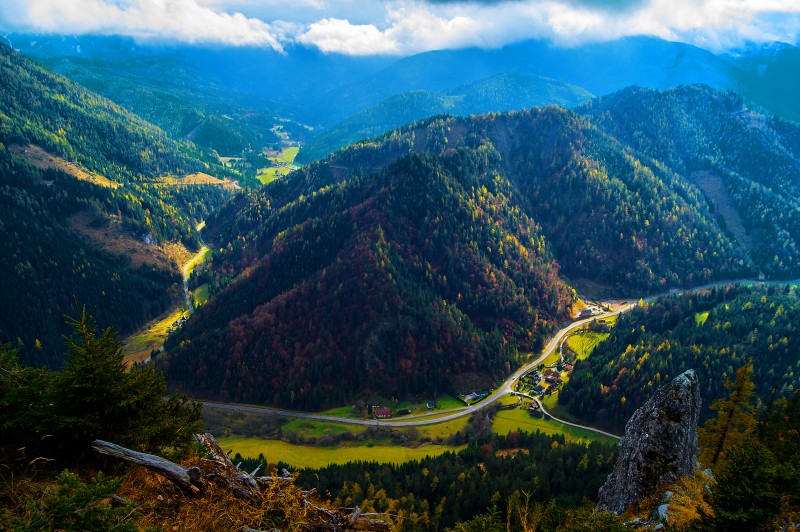 Rückblick ins Tal