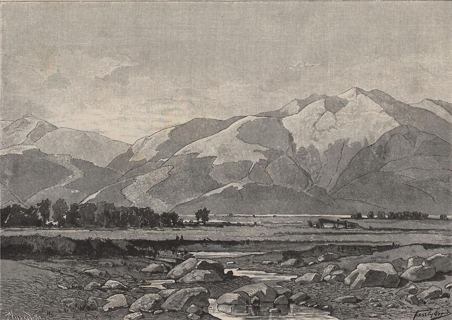 Illustration Negoi im Fogarascher Gebirge