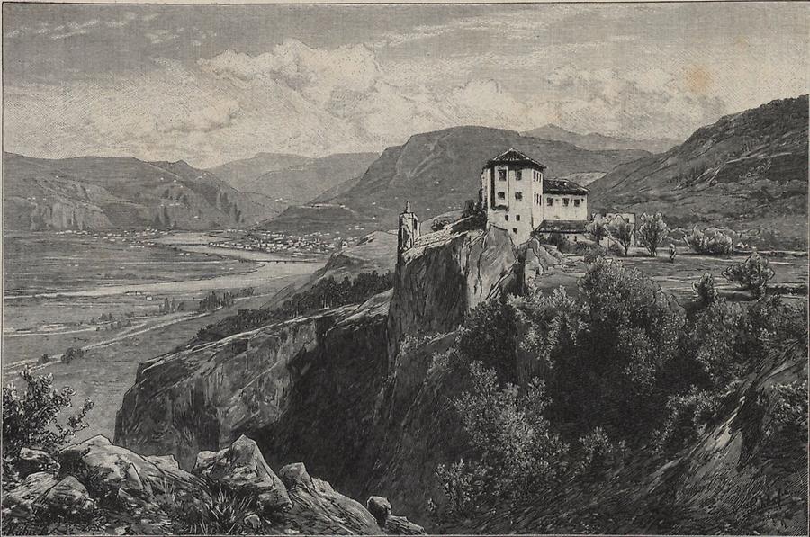 Illustration Haselburg bei Bozen