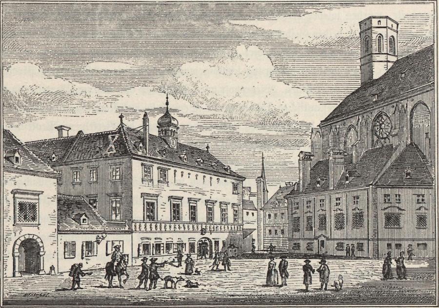 Illustration Altes Landhaus