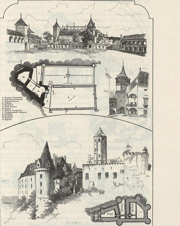Illustration Rosenburg, Hohenegg