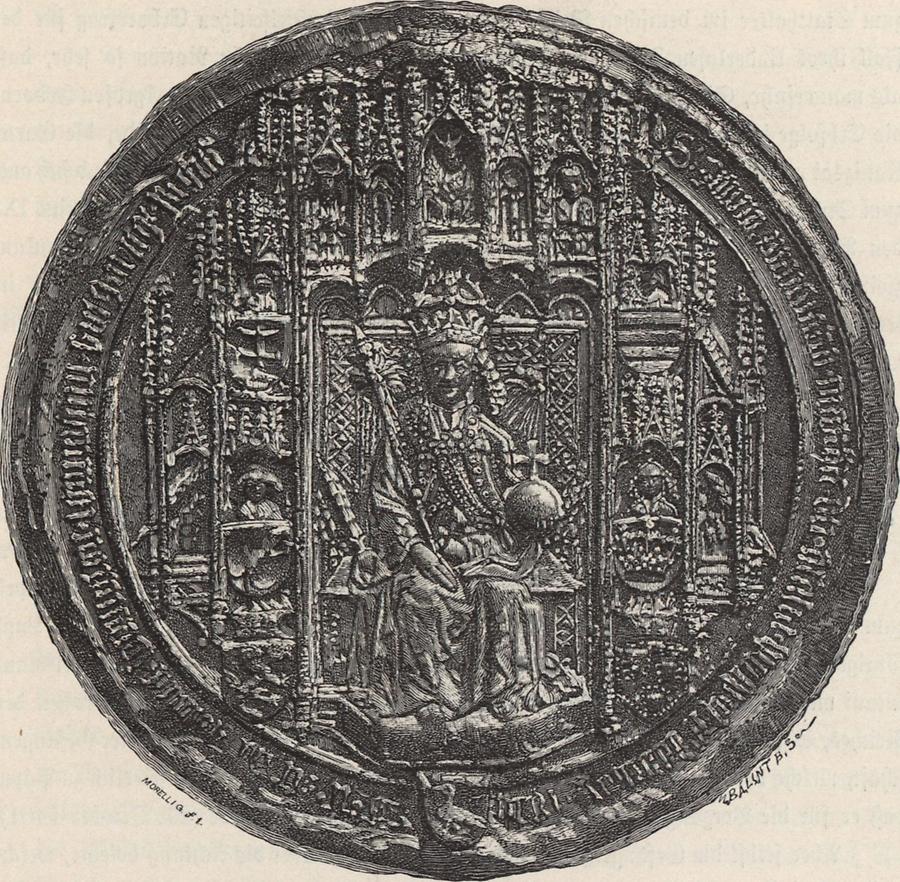 Illustration Doppelsiegel König Matthias