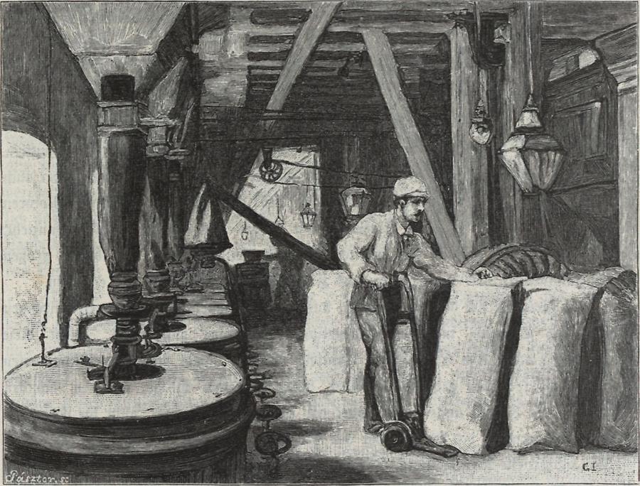 Illustration Dampfmühle