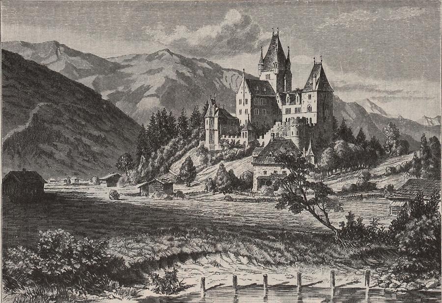 Illustration Schloss Fischhorn