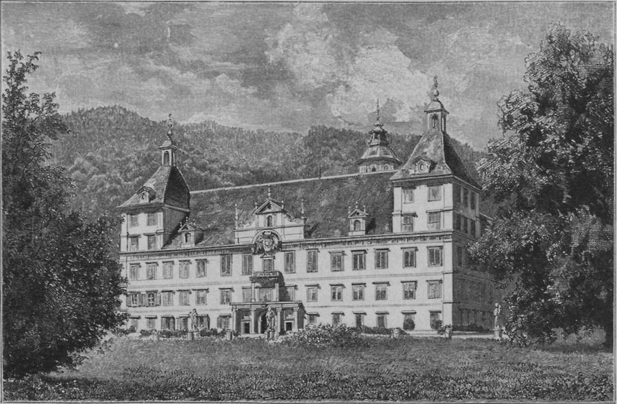 Illustration Schloss Eggenberg bei Graz