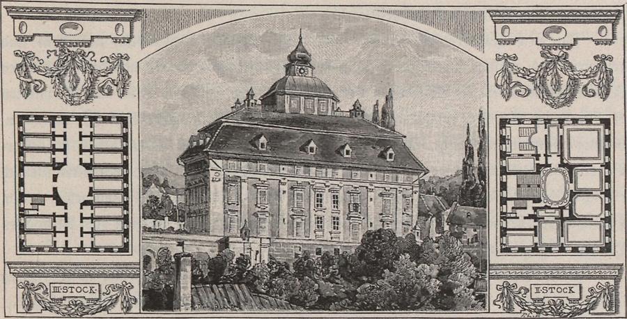 Illustration Schloss Zwischenwässern