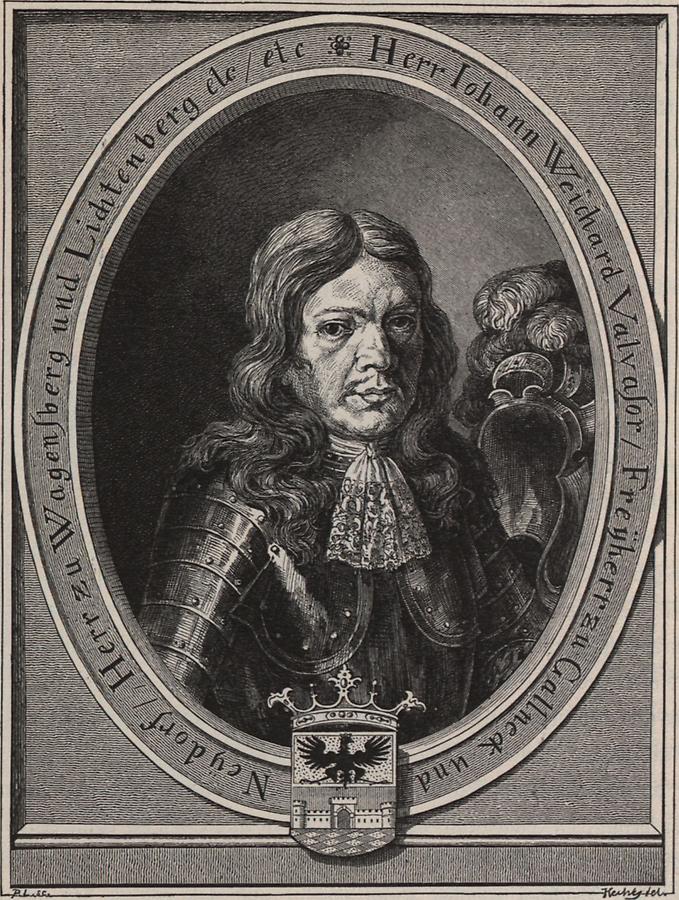 Illustration Johann Weichhart von Valvasor