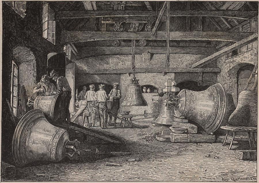 Illustration Glockengießerei