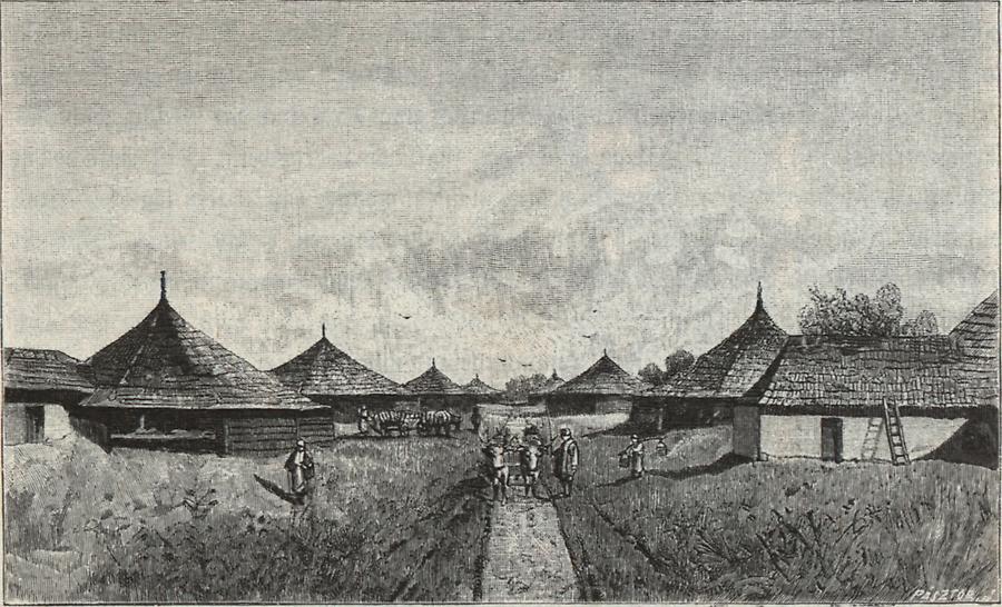 Illustration Trockenmühlen von Czegled