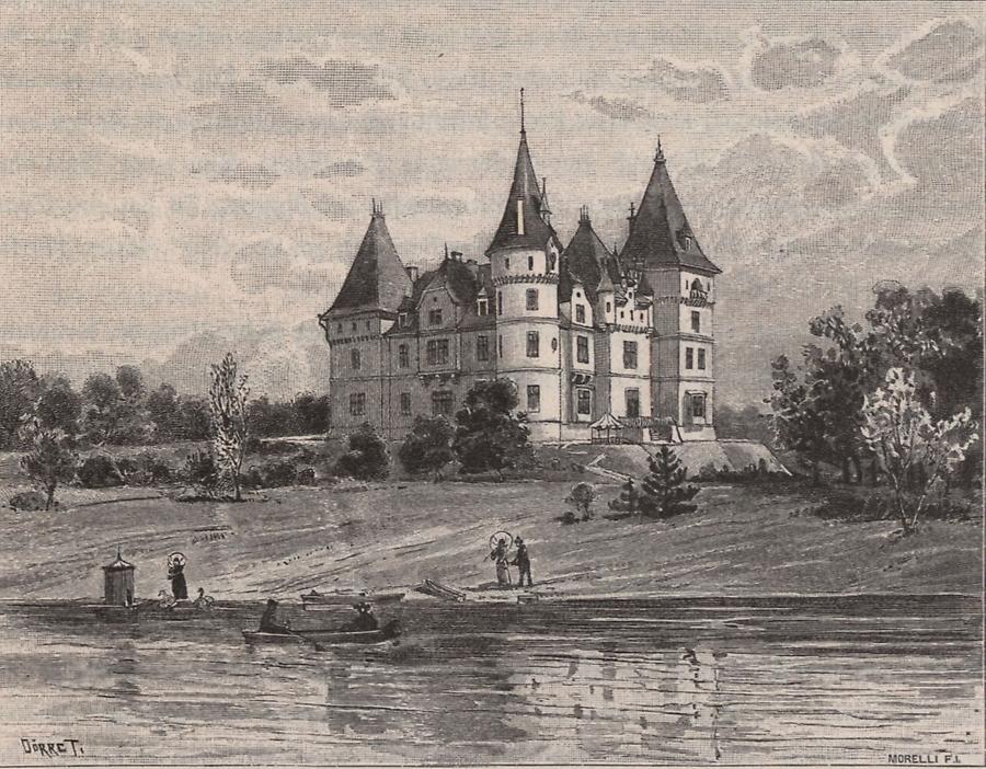 Illustration Schloss bei Tisza-Dob