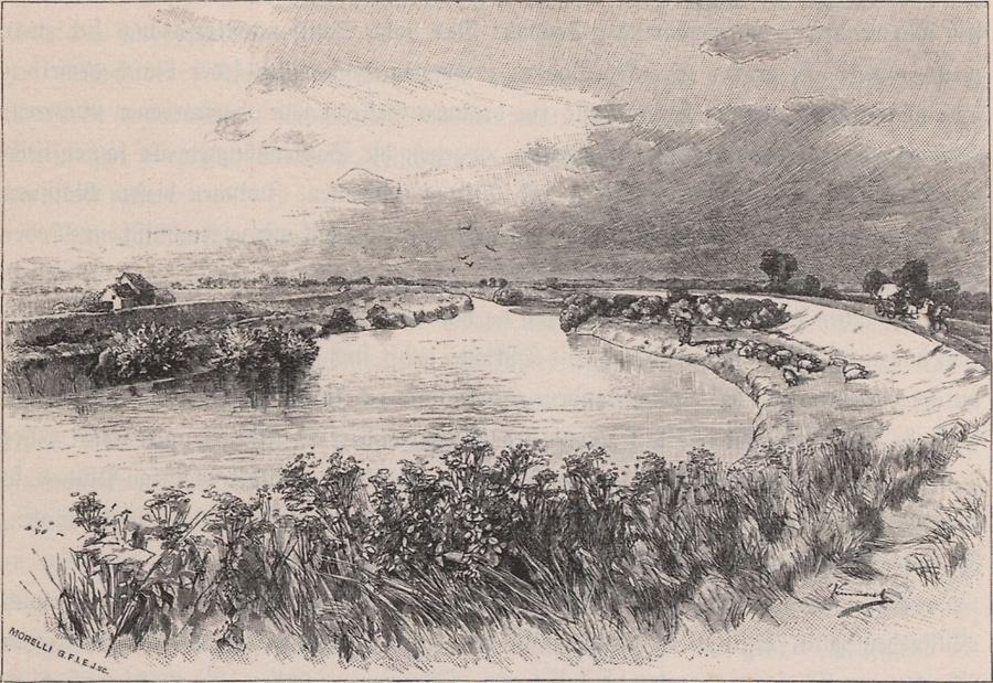 Illustration Ufer der reißenden Körös