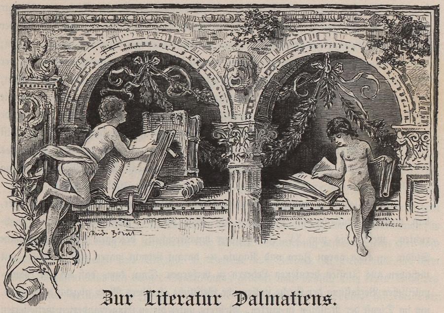 Illustration Zur Literatur Dalmatiens