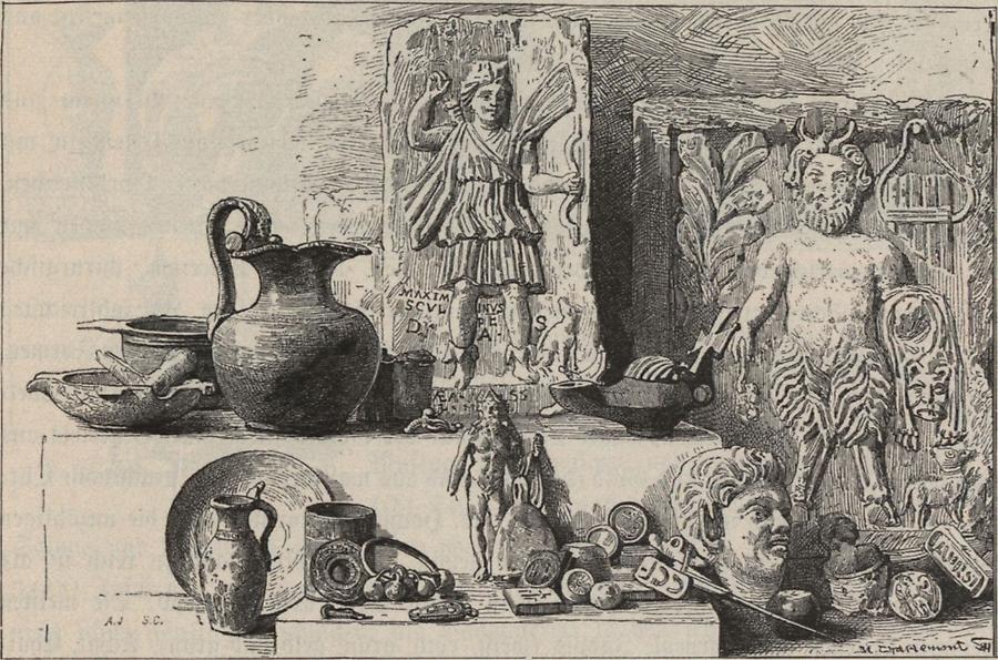 Illustration Funde aus der Römerzeit (3)