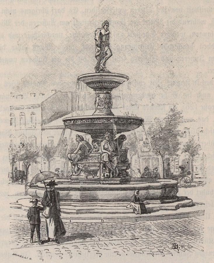 Illustration Springbrunnen Calvin-Platz