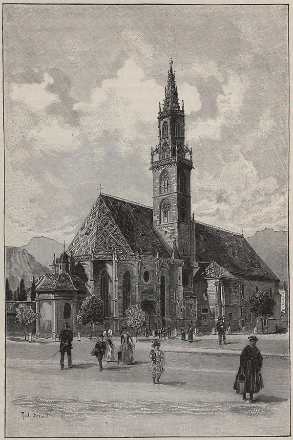Illustration Pfarrkirche in Bozen