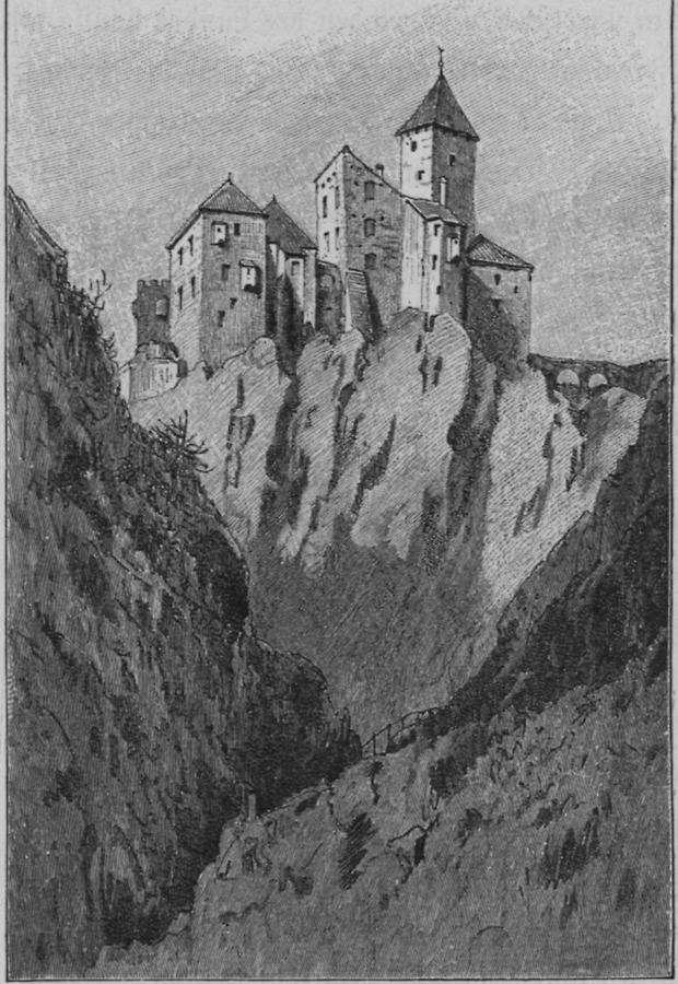 Illustration Burg Karneid bei Kardaun