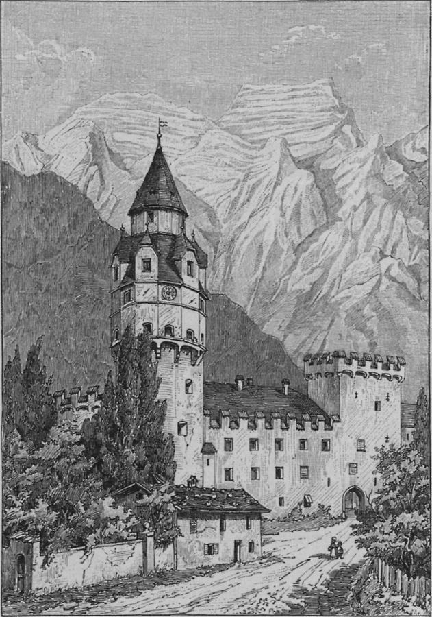 Illustration Burg Haaseck mit Münzerturm
