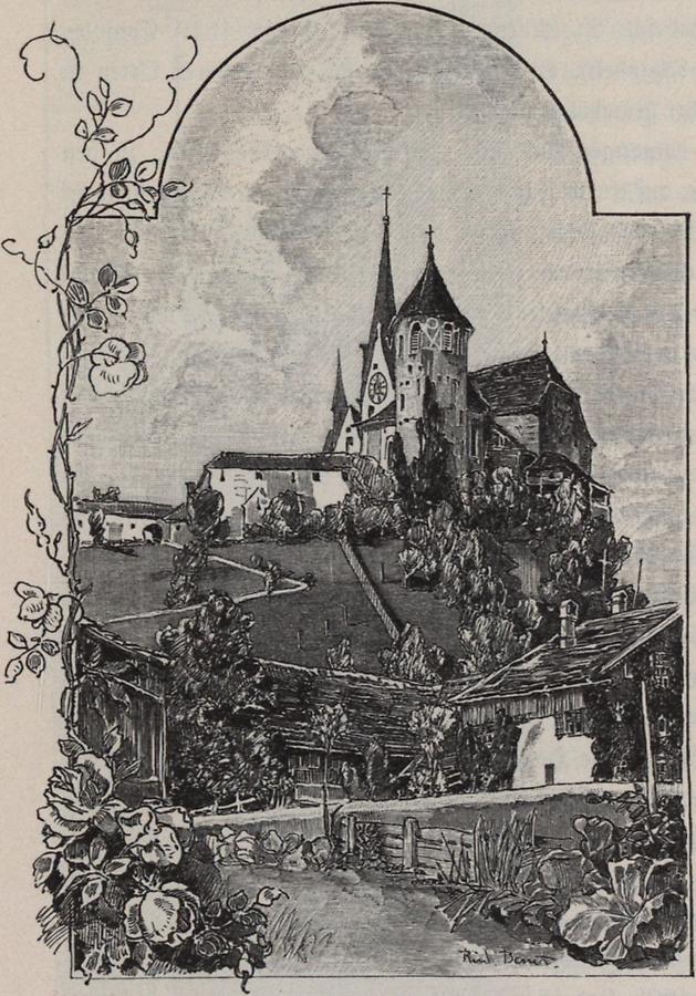 Illustration Pfarrkirche von Rankweil