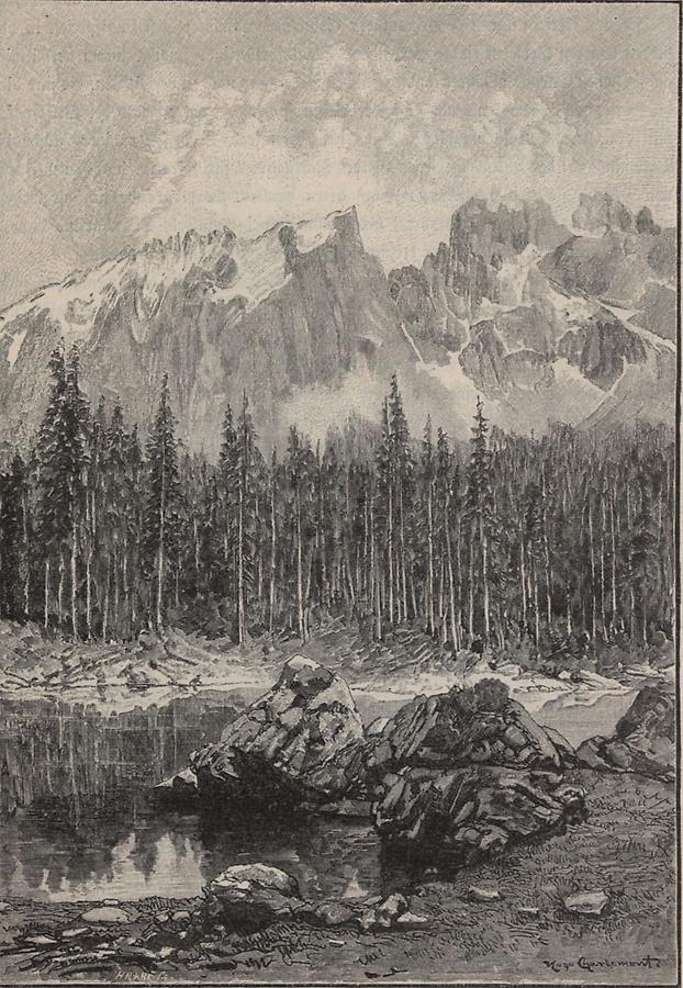 Illustration Karrerwald bei Welschnofen