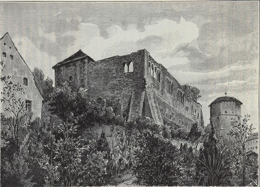 Illustration Burg in Eger