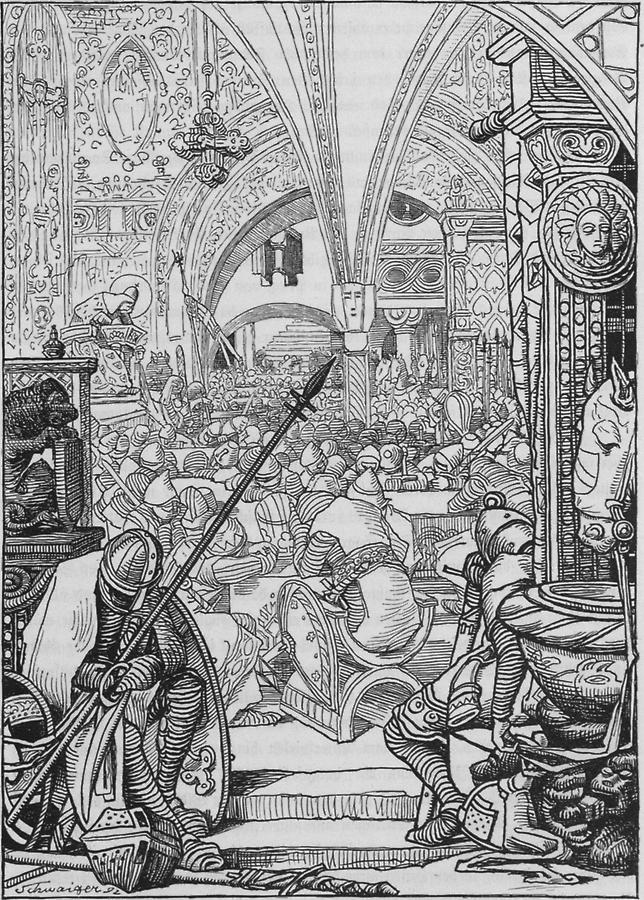 Illustration St. Wenzelsritter