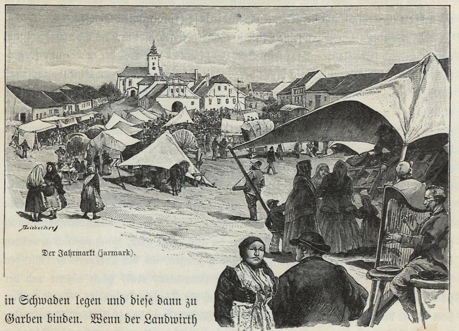 Illustration Jahrmarkt