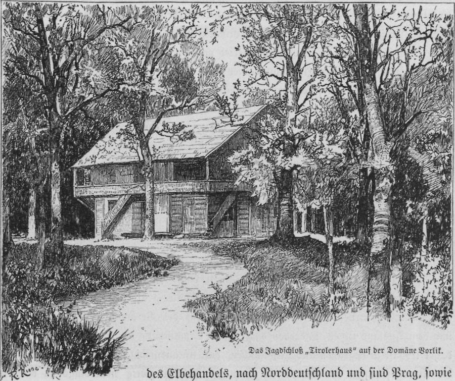 Illustration Jagdschloss Tirolerhaus
