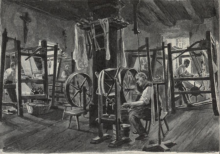 Illustration Fabrik des Stifts Ossegg