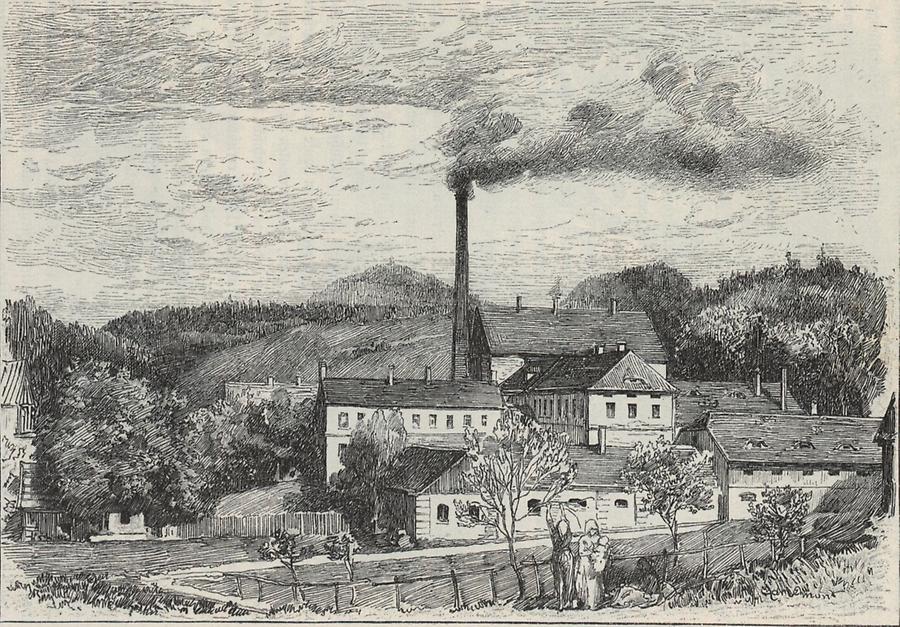 Illustration Tschinkels Fabrik