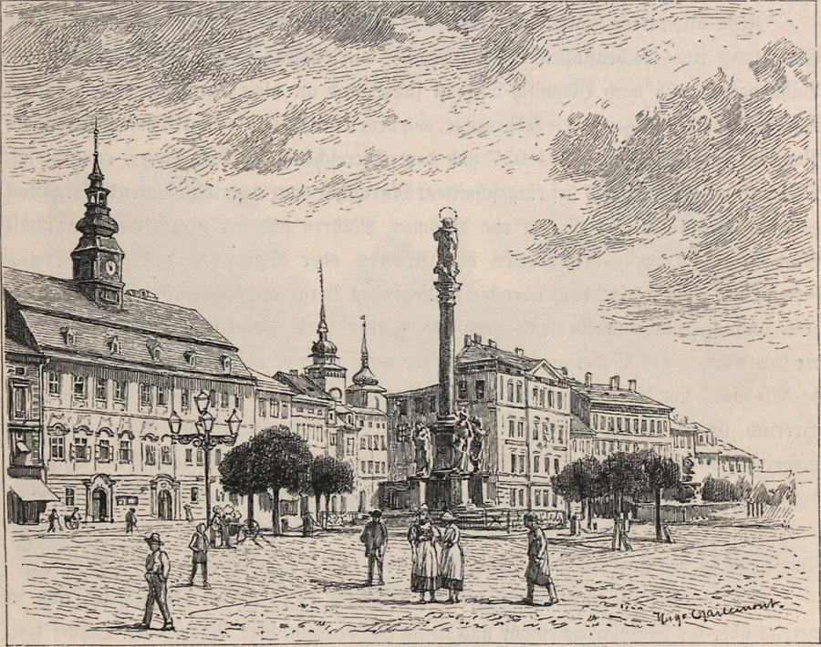 Illustration Stadtring in Iglau