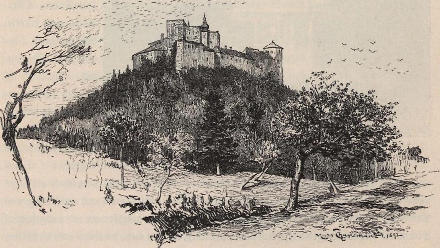 Illustration Burg Buchlau