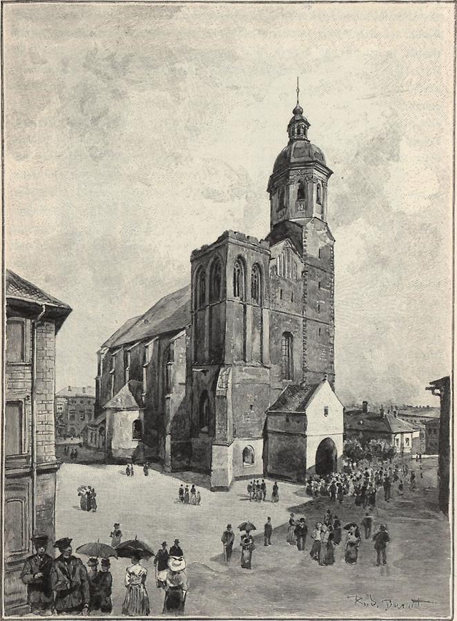 Illustration Pfarrkirche in Troppau