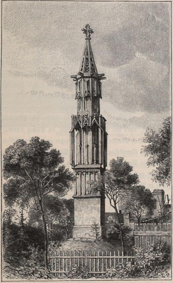 Illustration Zderadsäule bei Brünn