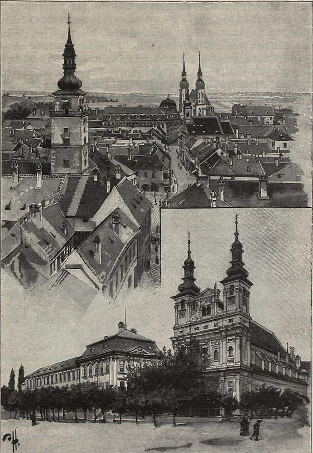 Illustration Tyrnau vom Franziskanerturm