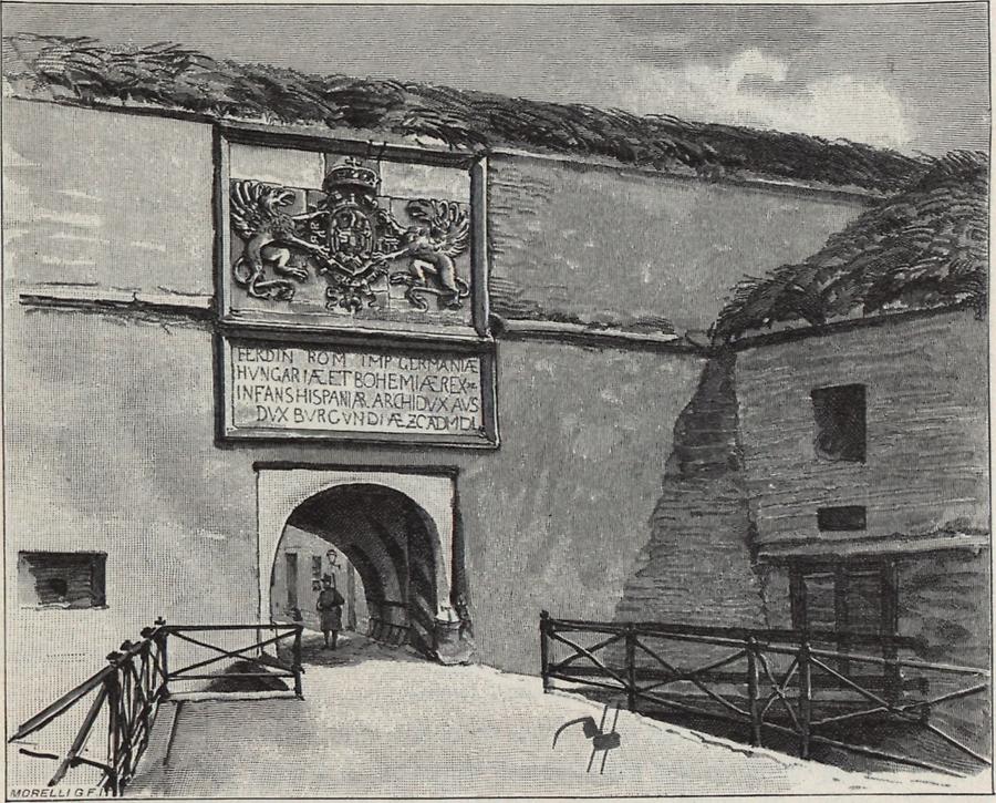 Illustration Festung in Komorn