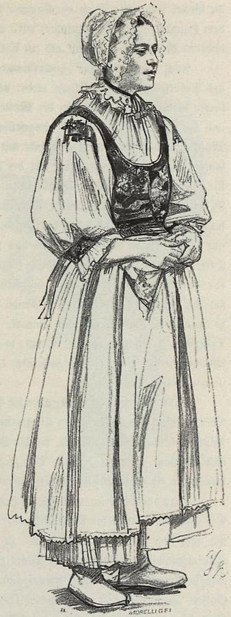 Illustration Frau aus Zay-Ugrocz