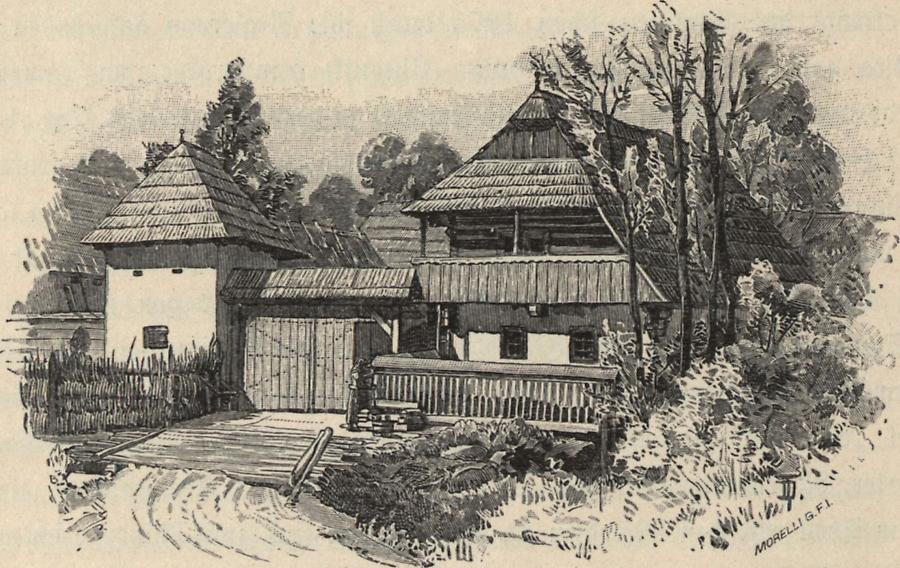 Illustration Slovakisches Haus