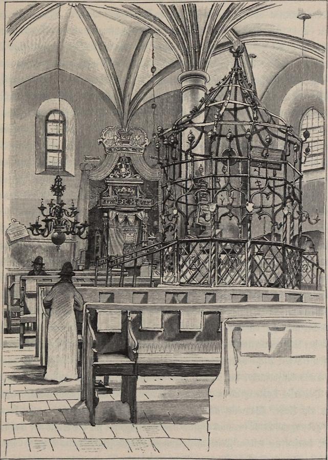 Illustration Alte Synagoge in Krakau