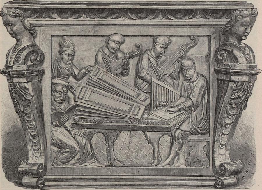 Illustration Musikpult aus 1633 (1)