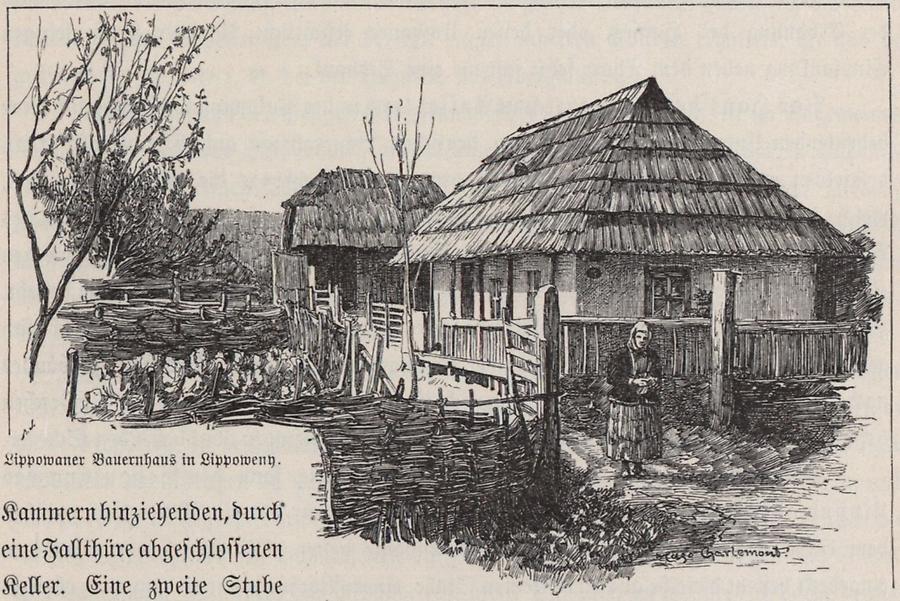 Illustration Lippowaner Bauernhaus