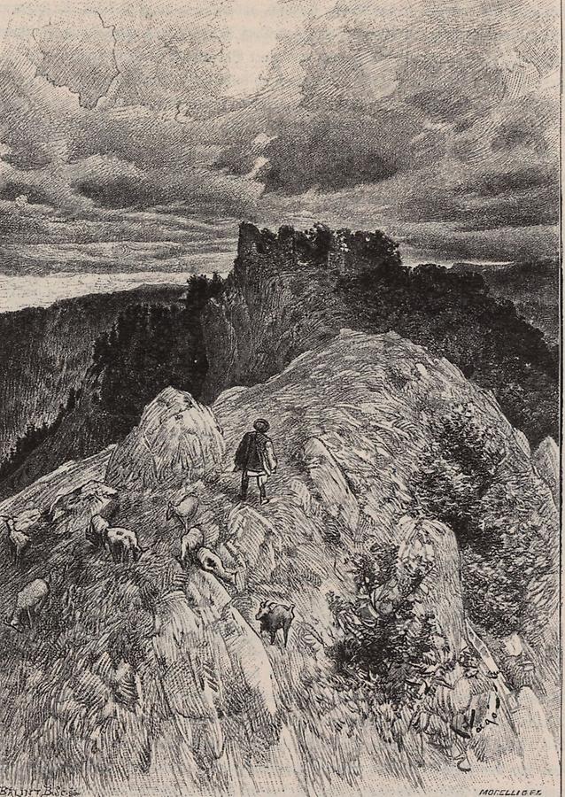 Illustration Burg Murany