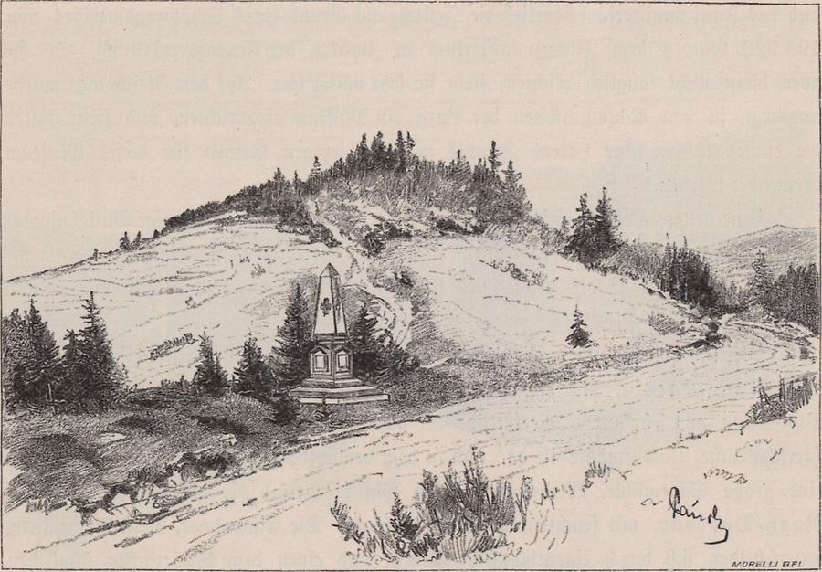 Illustration Grenzsäule am Beskid