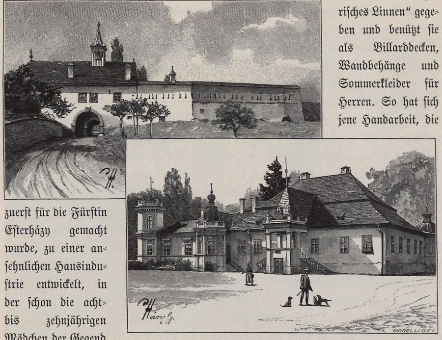 Illustration Schloß Fenes